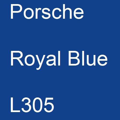 Porsche, Royal Blue, L305.